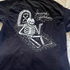 Lurking Class by Sketchy Tank Lowered Expectations Black T-Shirt